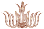 Iris Cristal (Spain) Washington 13-Light Honey & Chrome Crystal Chandelier