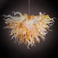 Cascade Glass Art Chandelier – Handcrafted Elegance in Blown Glass Design