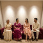 3D design visual – waiting lounge with soft wall washes and light on faces, Aari Tari, Jaipur