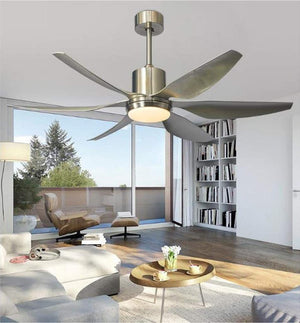 JS-FO - FI-7789/CH High Speed Modern Designer Fans with Light Chrome Finish Abs Blades Size 1676mm