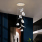 Elantra Leaf Glow Duplex Chandelier