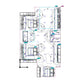 Tulips by Satyabhama — First floor working-plane lux verification map
