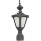 ELIANTE Black Aluminium Outdoor Gate Light - O-89-Small
