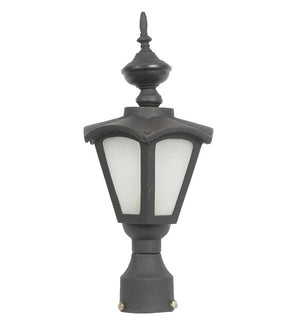 ELIANTE Black Aluminium Outdoor Gate Light - O-89-Small