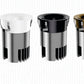 LCP-001 Black & White body style — chrome and white reflector composition