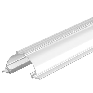 JS-JAS LP 011-06 Pop Trimless Half Round Recessed Trimless Cove Alluminium Profile For Strips 095-JAS-R8248