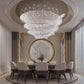 Aurevia Glass Chandelier – Contemporary Elegance with Radiant Glass Design