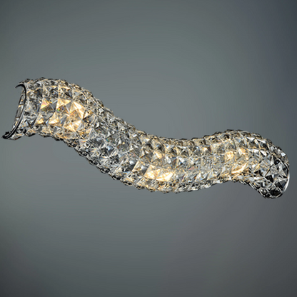JSPHILO-1-027-3xE-14 Crystal Wall Light