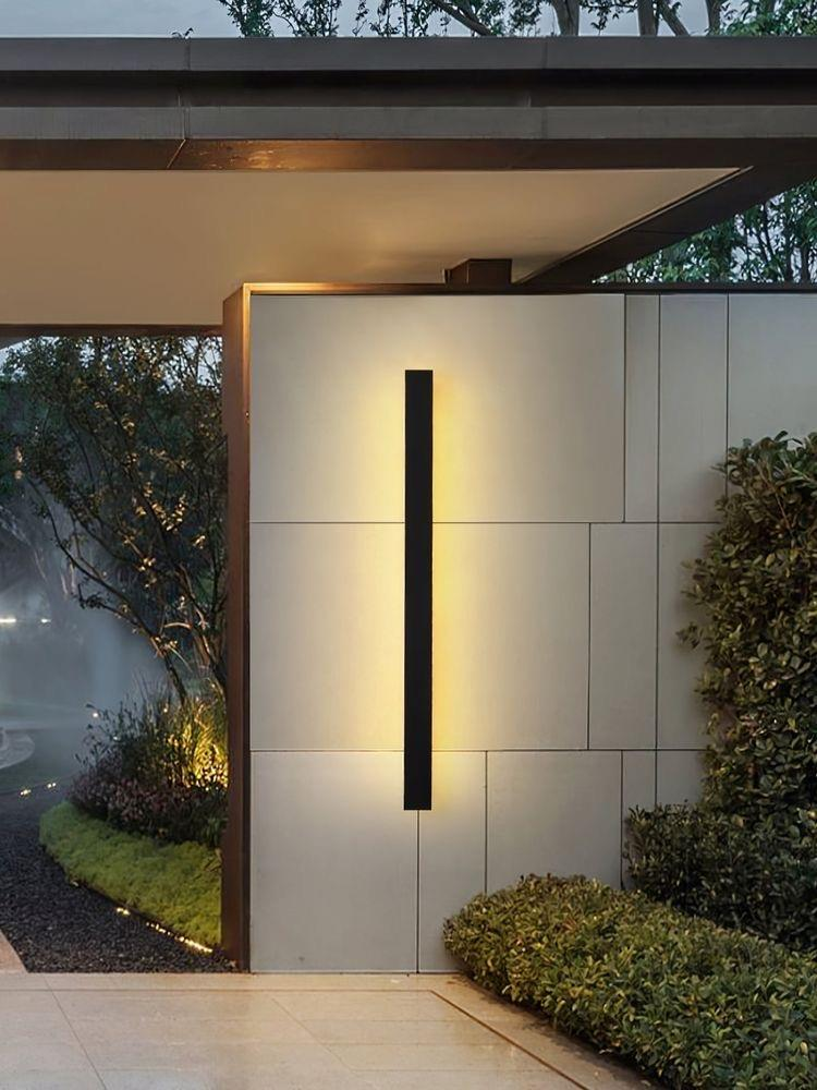Modern IP67 LED Wall Light – Dark Anthracite Finish -Custom Sizes Available
