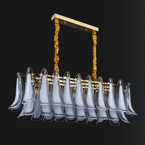 JSPHILO 6-359-12xE14 Impressions Rectangular Chandeliers