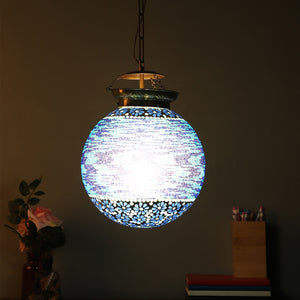 Antique brass Brass Hanging Light 10-INCH-DOOM-BK