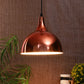 Golden  Metal  Hanging Light -10inch -Shade Copper - Included Bulb