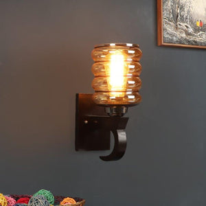Brown Wood Wall Lights -10021w-wooden - Included Bulbs