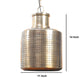 Brass Antique Metal Hanging Lights - 1004 - Included Bulb