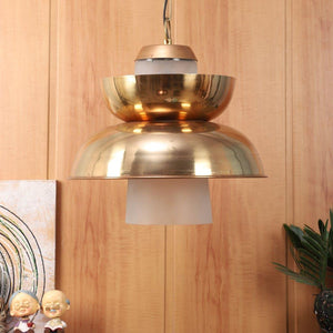 Golden Metal Hanging Lights - 1008 - Included Bulb