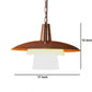 Copper Metal Hanging Lights - 1009 - Included Bulb
