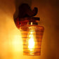 Shyrix Red Wood Wall Light  | E27 holder | Included Bulb | Eliante by Jainsons Lights