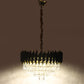 1015-500Mm Eliante Black And Gold Crystal Chandeliers  - Inbuilt Led Color Cw + Ww + Nw