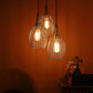Eliante Lueur Gold Iron Hanging Light - E27 holder - without Bulb - 1019-3LP