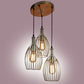 Eliante Lueur Gold Iron Hanging Light - E27 holder - without Bulb - 1019-3LP