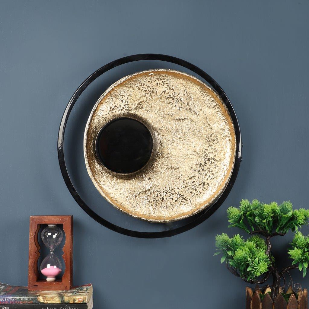 Golden Metal Wall Light - 1019-WALL - Included Bulb