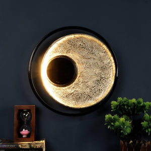 Golden Metal Wall Light - 1019-WALL - Included Bulb