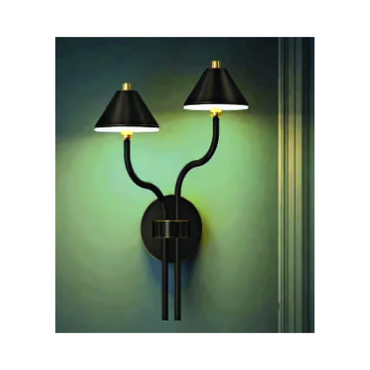 Eliante Twin Double Wall Light – Metal