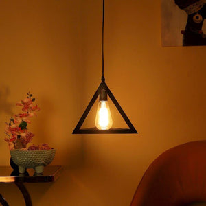 ELIANTE Black Iron Hanging Lights- 1020-1LP-HL - without bulb