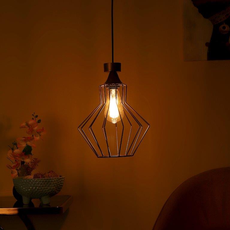 ELIANTE Gold Iron Hanging Lights- 1022-1LP-HL - without bulb