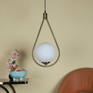 ELIANTE Gold Iron Hanging Lights- 1024-1LP-HL-8inch - without bulb