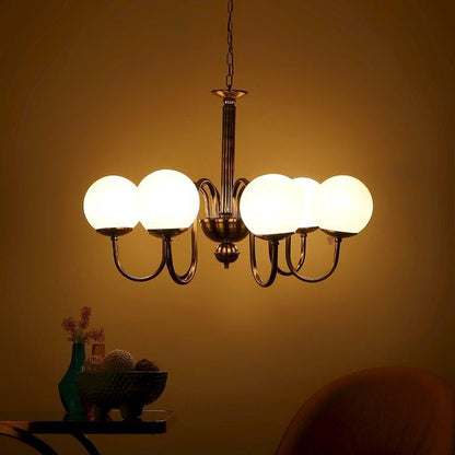 ELIANTE Gold Iron Chandeliers- 1026-6LP - without bulb