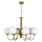 ELIANTE Gold Iron Chandeliers- 1026-6LP - without bulb
