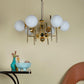 ELIANTE Gold Iron Chandeliers- 1029-6LP - without bulb