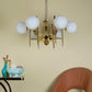 ELIANTE Gold Iron Chandeliers- 1029-6LP - without bulb