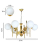 ELIANTE Gold Iron Chandeliers- 1029-6LP - without bulb