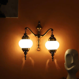 Eliante Alba Gold Aluminium Wall Light - E27 holder - without Bulb - 1030-2W