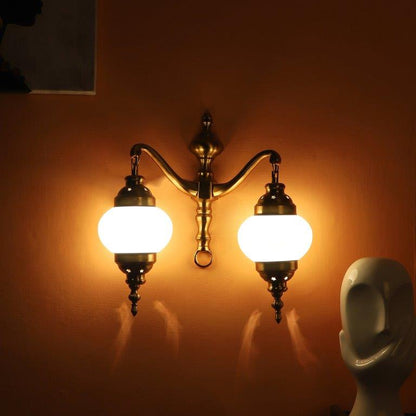 Eliante Alba Gold Aluminium Wall Light - E27 holder - without Bulb - 1030-2W