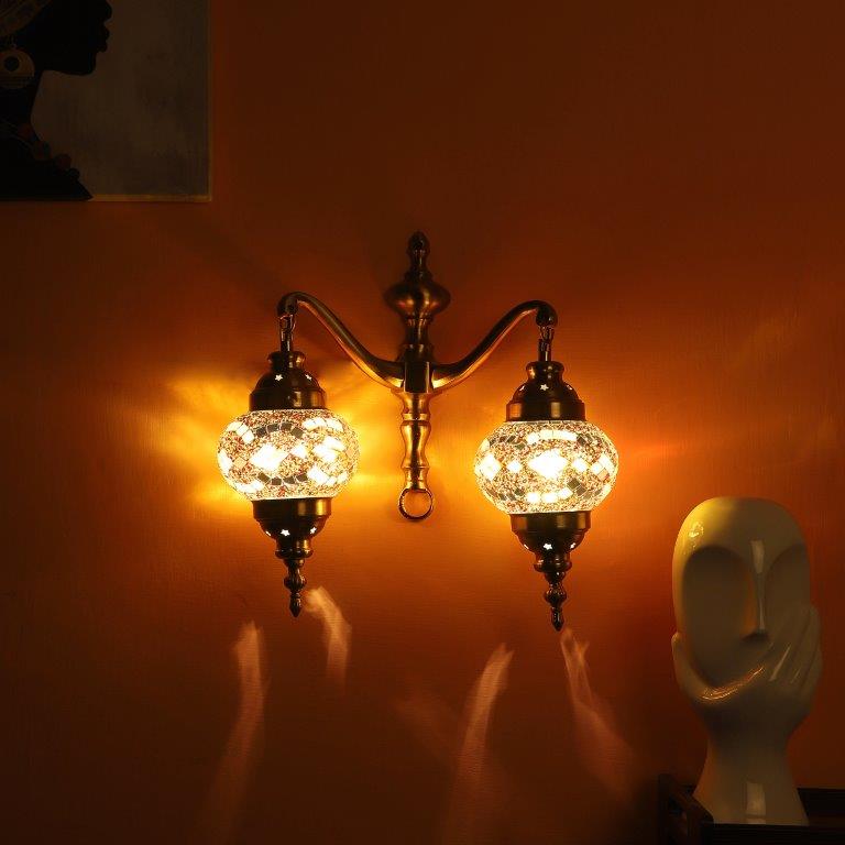 Eliante Etoile Gold Aluminium Wall Light - E27 holder - without Bulb - 1031-2W