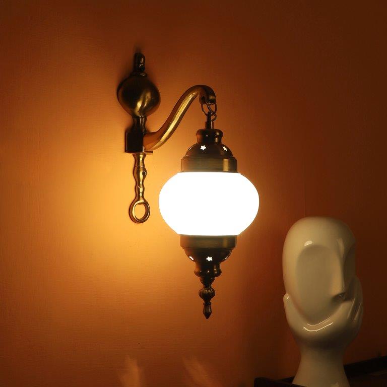 Eliante Bonheur Gold Aluminium Wall Light - E27 holder - without Bulb - 1032-1W