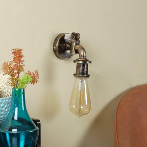 ELIANTE Brown Iron Wall Light- 1033-1W - without bulb