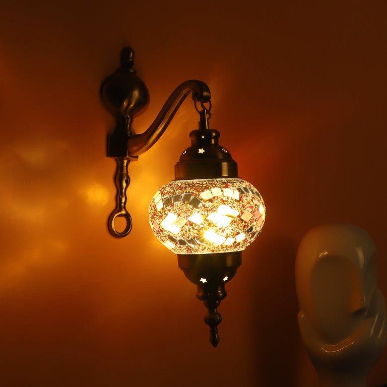 Eliante Voeux Gold Aluminium Wall Light - E27 holder - without Bulb - 1033-1W