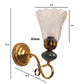 Eliante Chouette Gold Iron Wall Light - E27 holder - without Bulb - 1035-1W