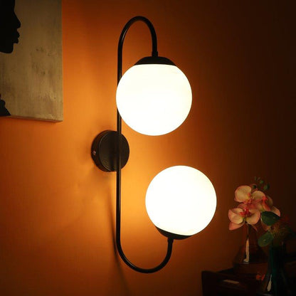 Eliante Insolite Black Iron Wall Light - E27 holder - without Bulb - 1038-2W