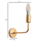 Eliante Bougie Gold Iron Wall Light - E27 holder - without Bulb - 1041-1W