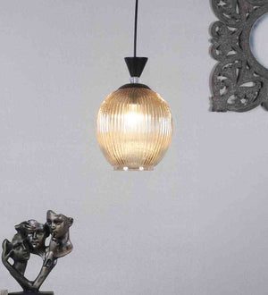 Lustara Black Iron Hanging Light  | E27 holder | Included Bulb | Eliante by Jainsons Lights