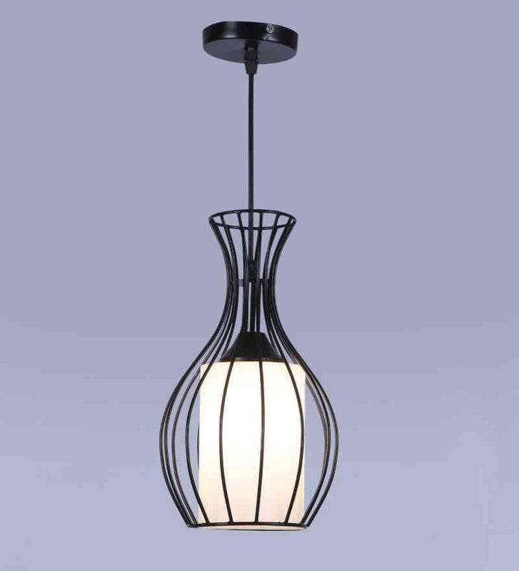 Illunix Black Iron Hanging Light  | E27 holder | without Bulb | 10427-1LP | Included Bulb | Eliante by Jainsons Lights
