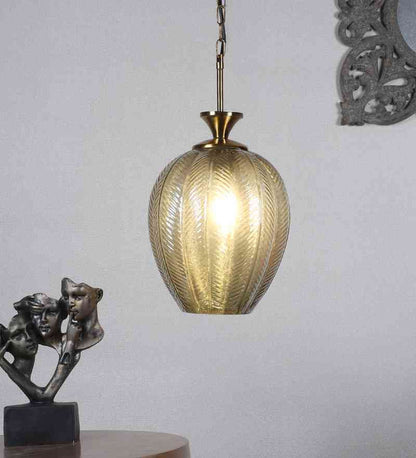 Florizon Gold Iron Hanging Light  | E27 holder | Included Bulb | Eliante by Jainsons Lights