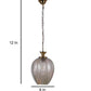Florizon Gold Iron Hanging Light  | E27 holder | Included Bulb | Eliante by Jainsons Lights