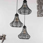 LuxoraX Black Iron Hanging Light  | E27 holder | Included Bulb | Eliante by Jainsons Lights
