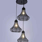 LuxoraX Black Iron Hanging Light  | E27 holder | Included Bulb | Eliante by Jainsons Lights